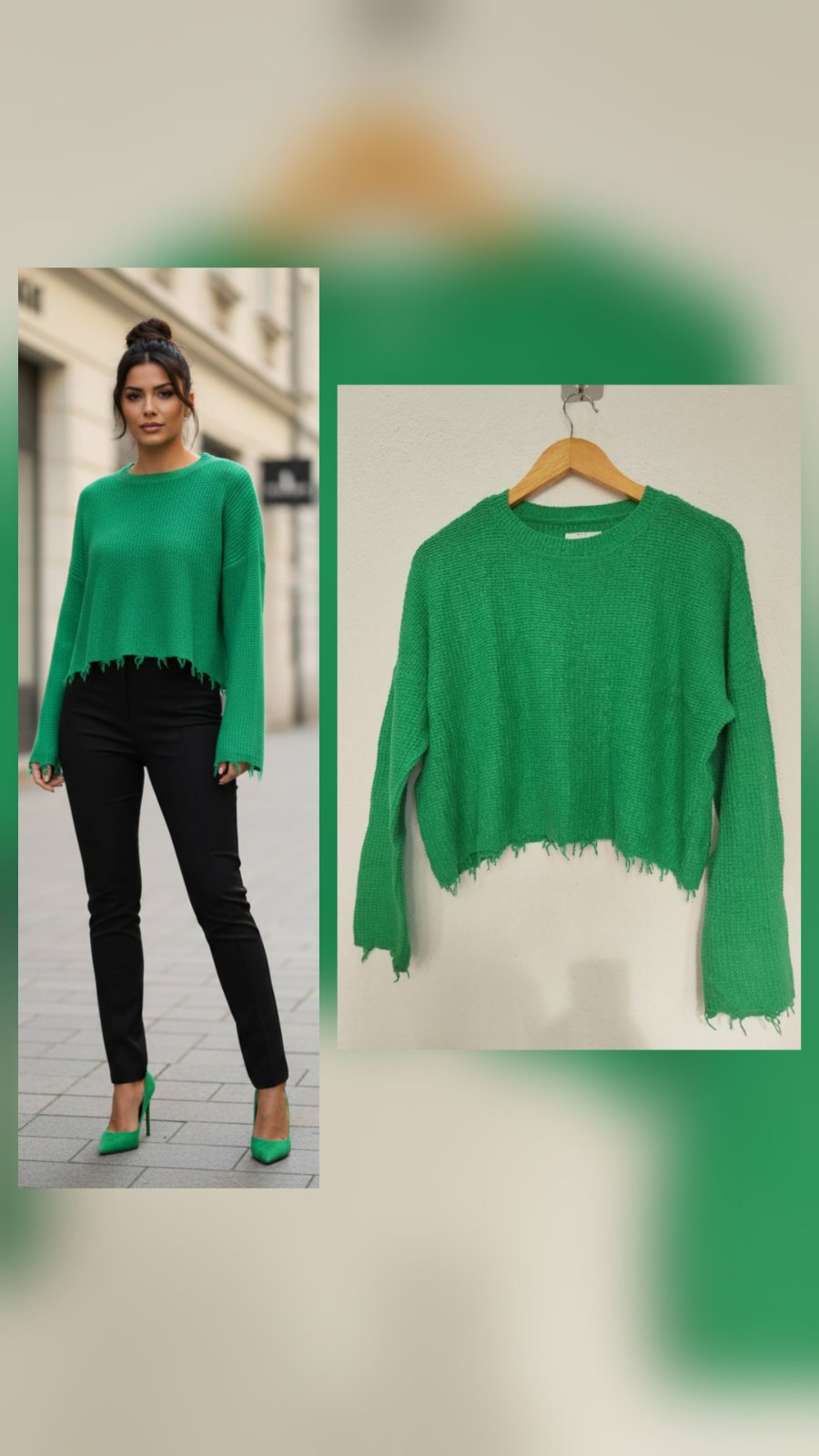 PULL VERT ONLY 🌱🌱 TAILLE S 🌱🌱EN TRÉS BON ÉTAT
