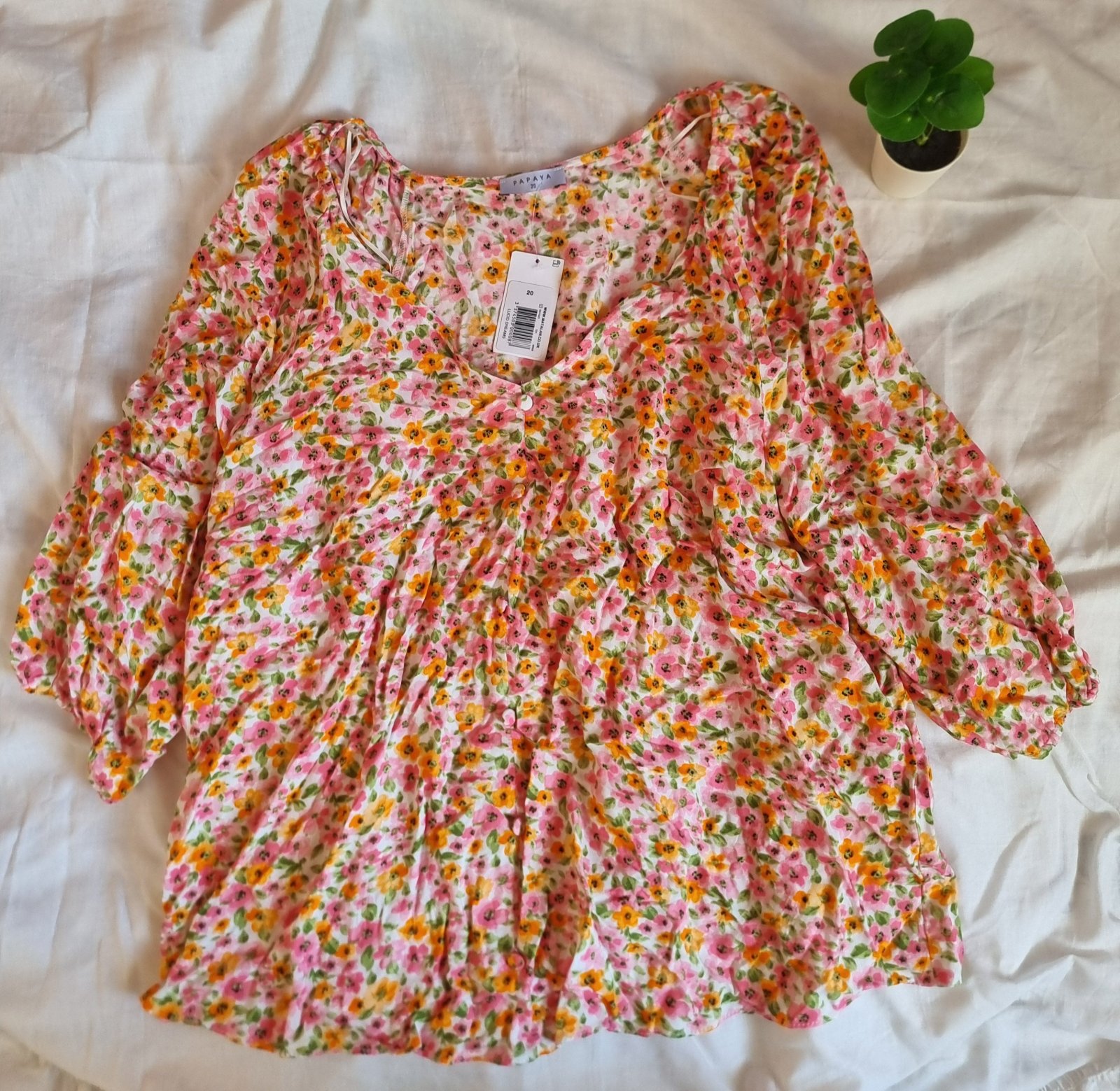 Chemise multicolore 🌴🌴 neuve avec étiquette 🌴🌴 de la marque PAPAYA