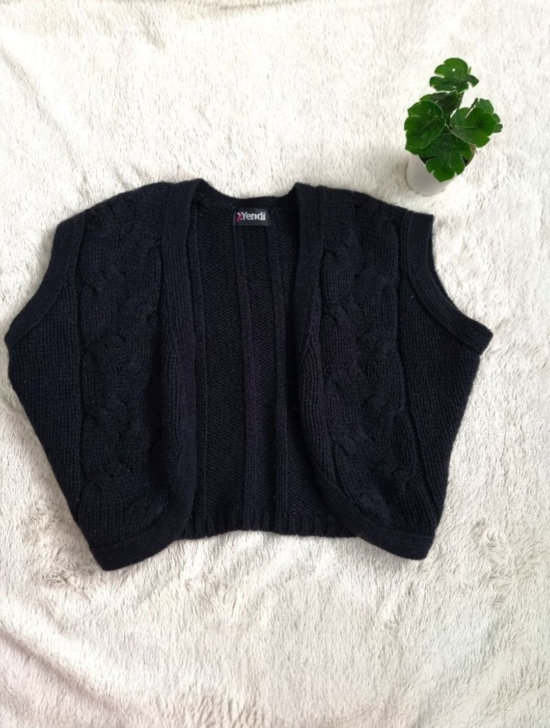 Gilet Noir Acrylic 🌾🌾taille S sans ticket de taille 🌾🌾en trés bon état