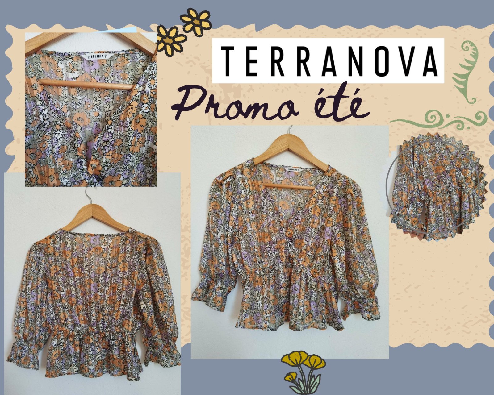 Chemise fleurie 🌸🌸 taille S 🌸🌸 en trés bon état