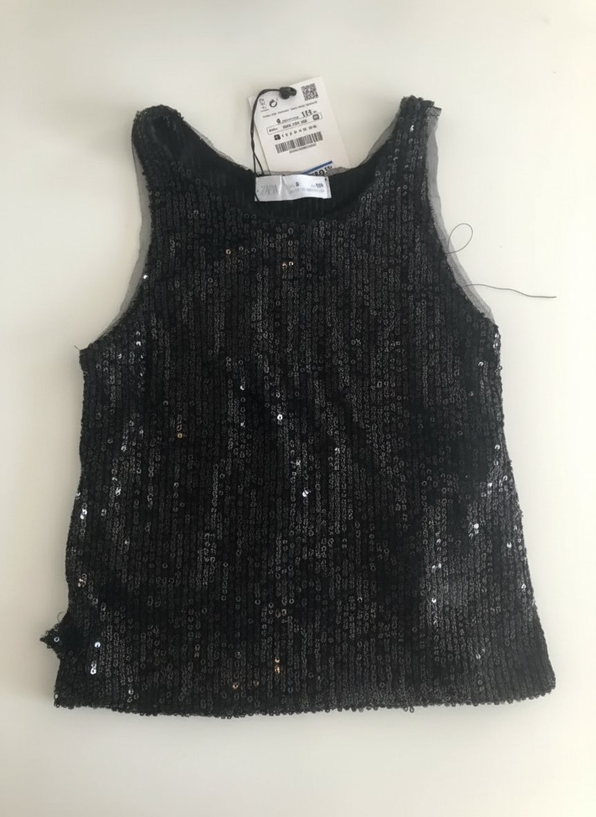 Top en paillette pour fille 7 ans 