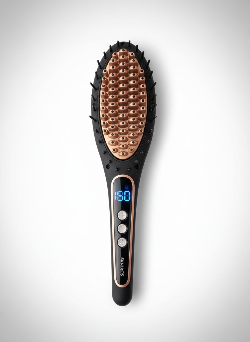 Brosse chauffante lissante 