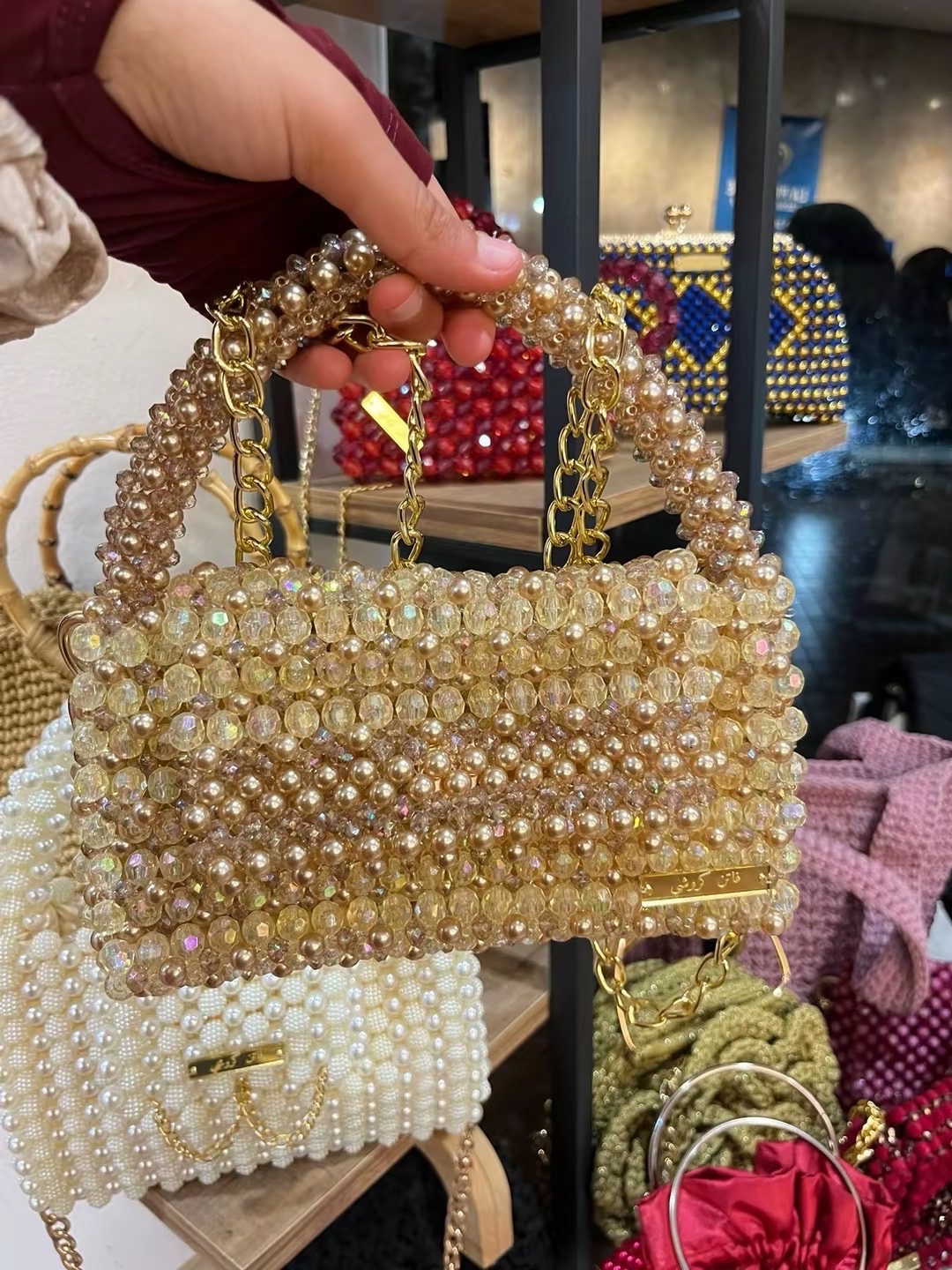Sac en perle soiree