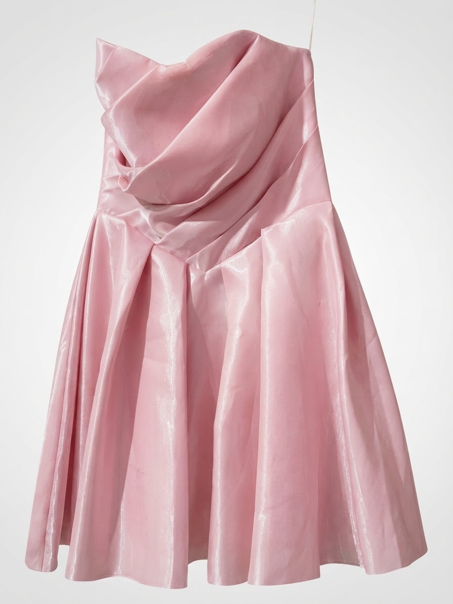 Robe effet satin