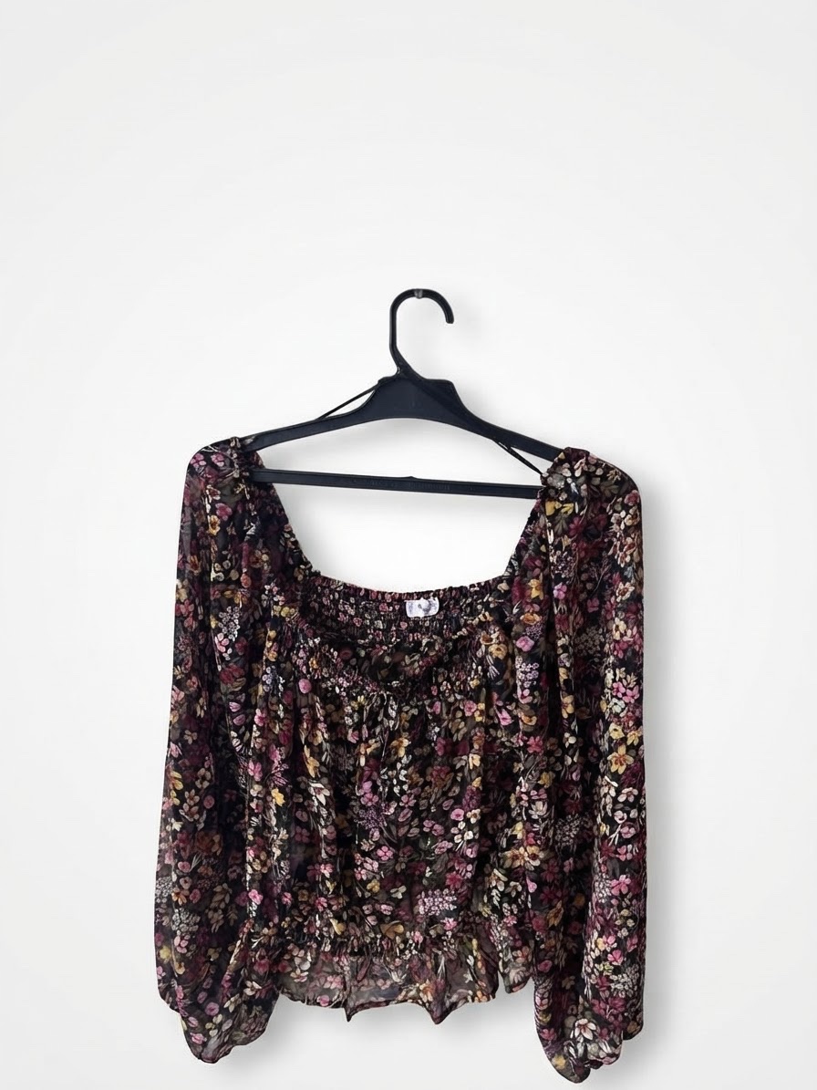 Blouse off-shoulder Mango