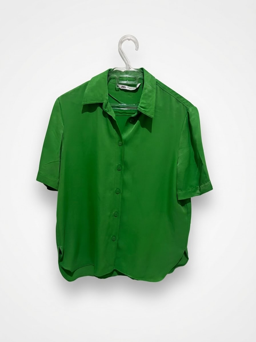 Chemise effet satiné