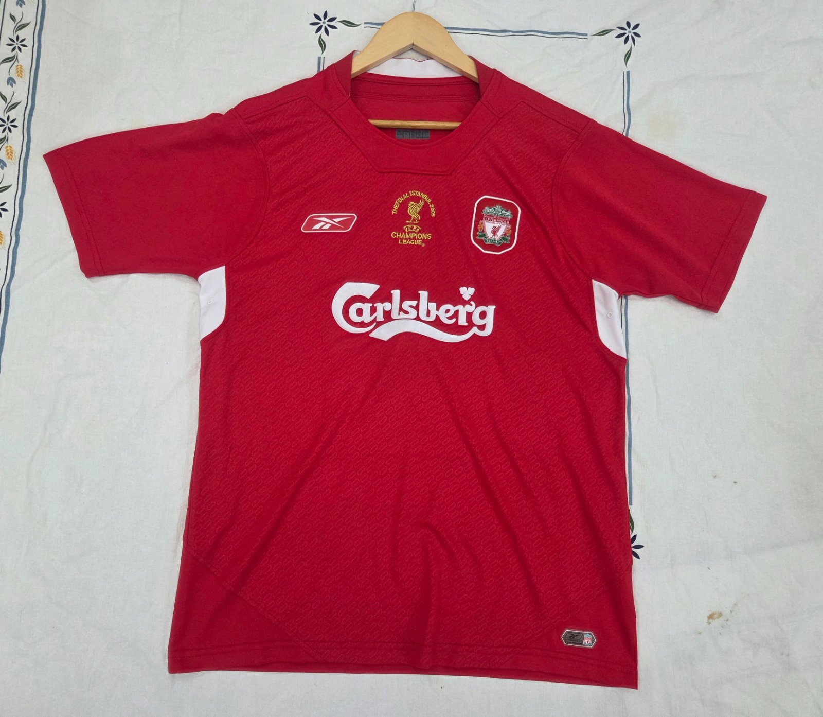 Maillot Reebok Liverpool 2005 #Gerrard