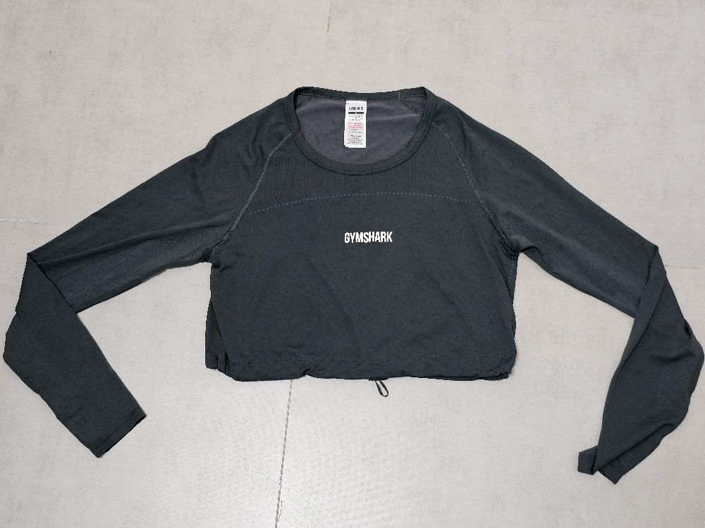 Long Sleeve Crop Top Size Small Gymshark 