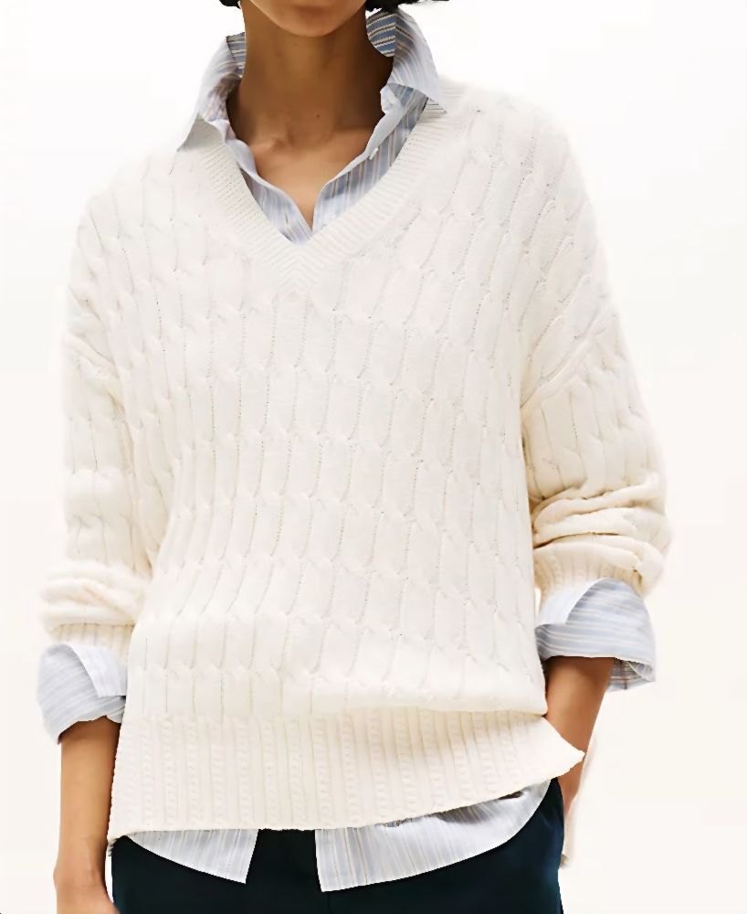 Pull Tommy hilfiger torsadée 