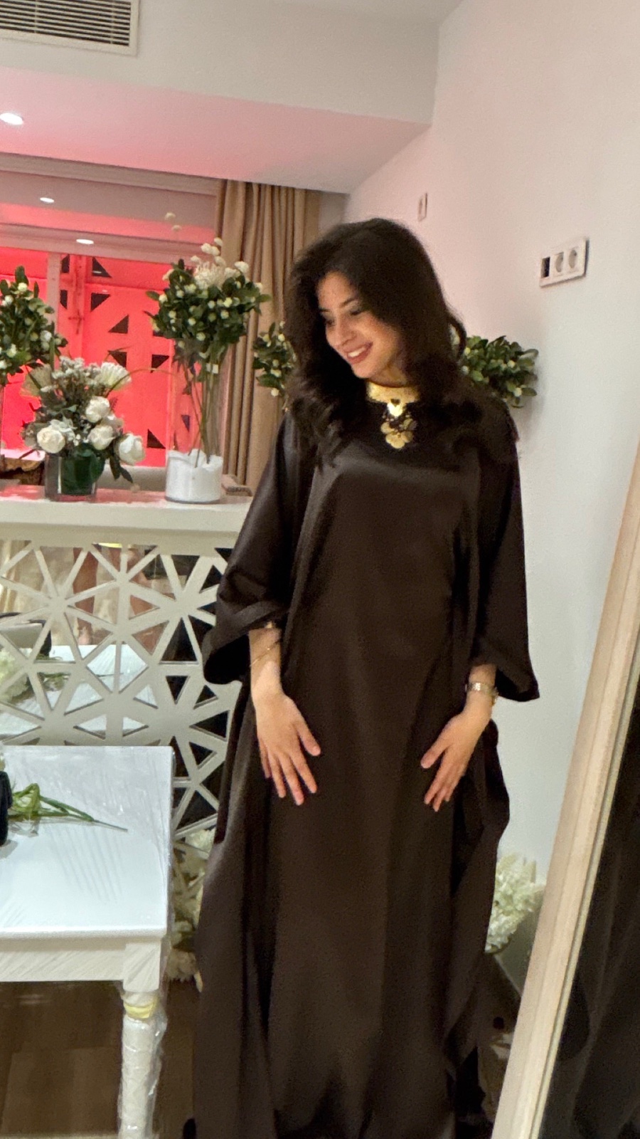 Robe Abaya marron
