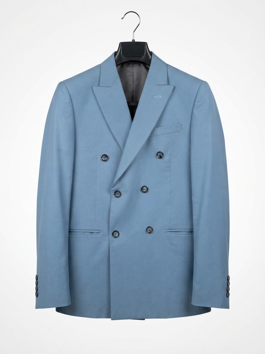 Veste de costume bleu clair
