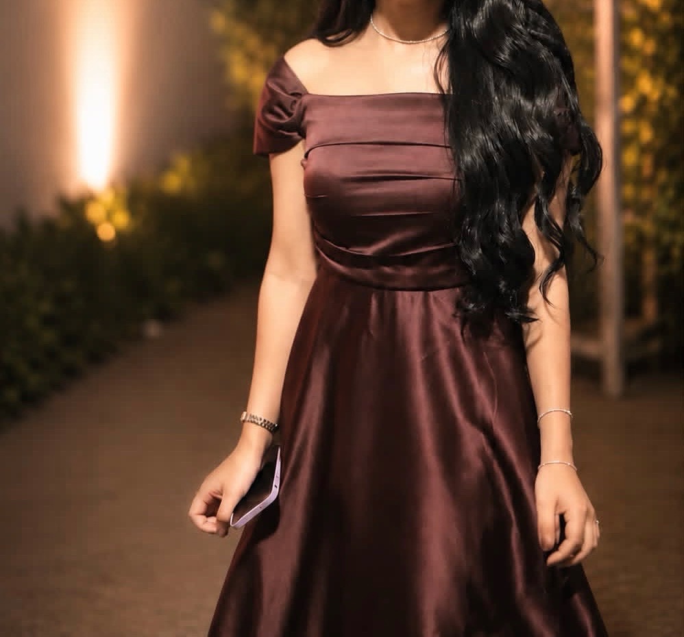 Robe satin