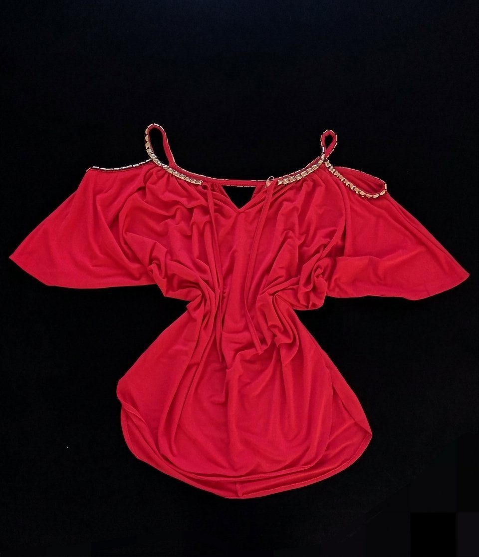 Y2K red shirt