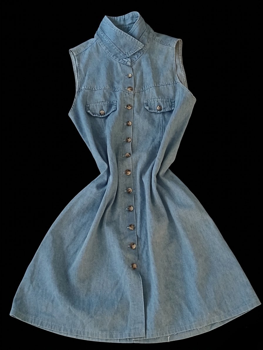 Denim dress