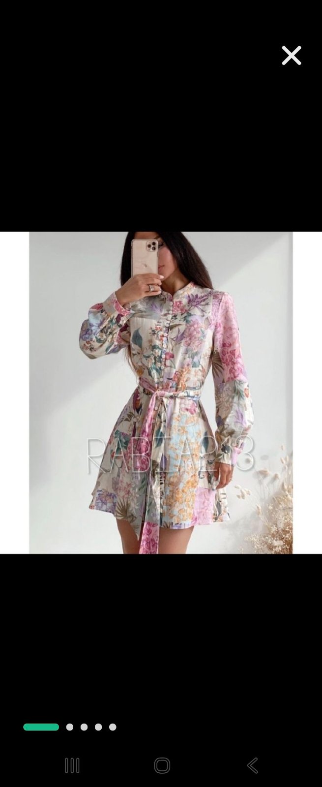 Robe Zara en lin