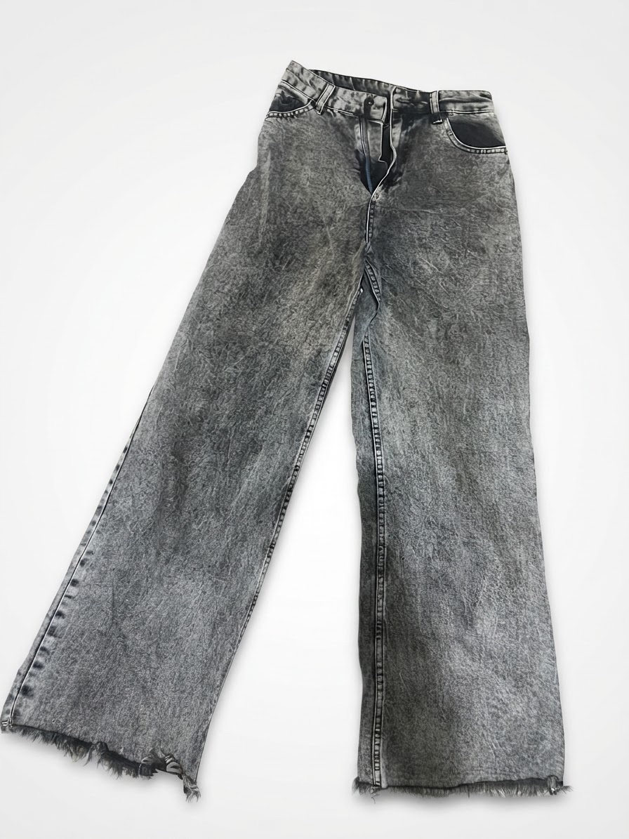 Jean gris large 