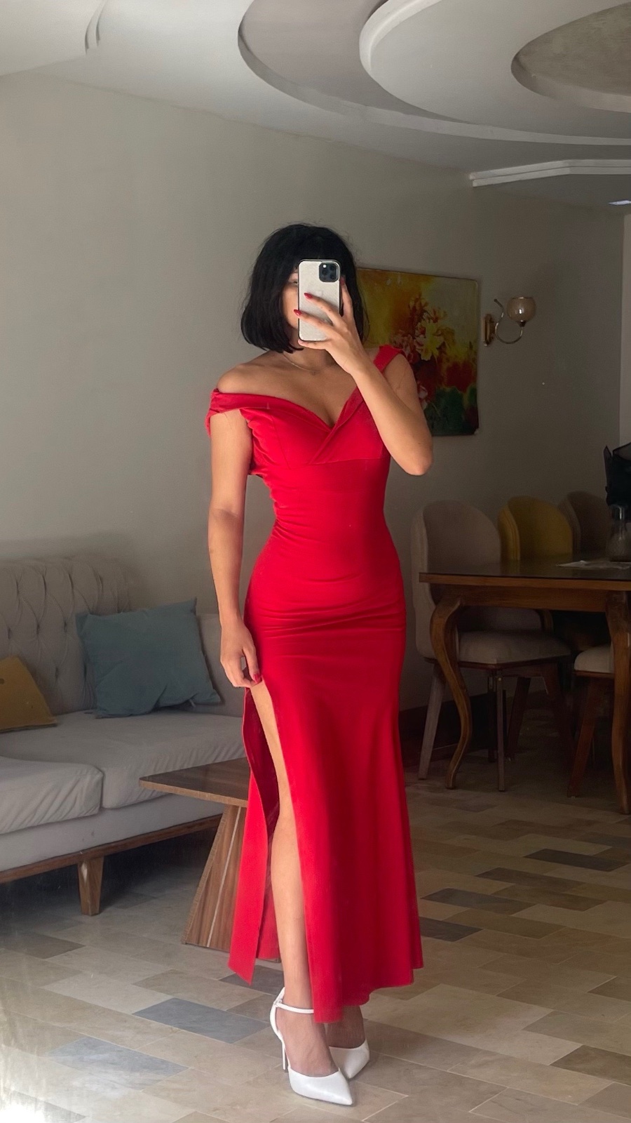 Robe rouge sirene