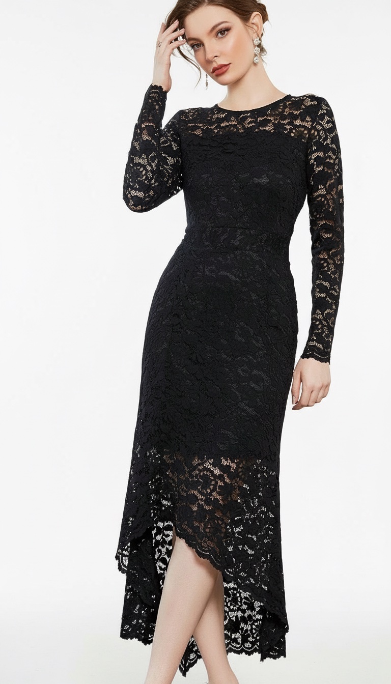 Robe noie tendance 
