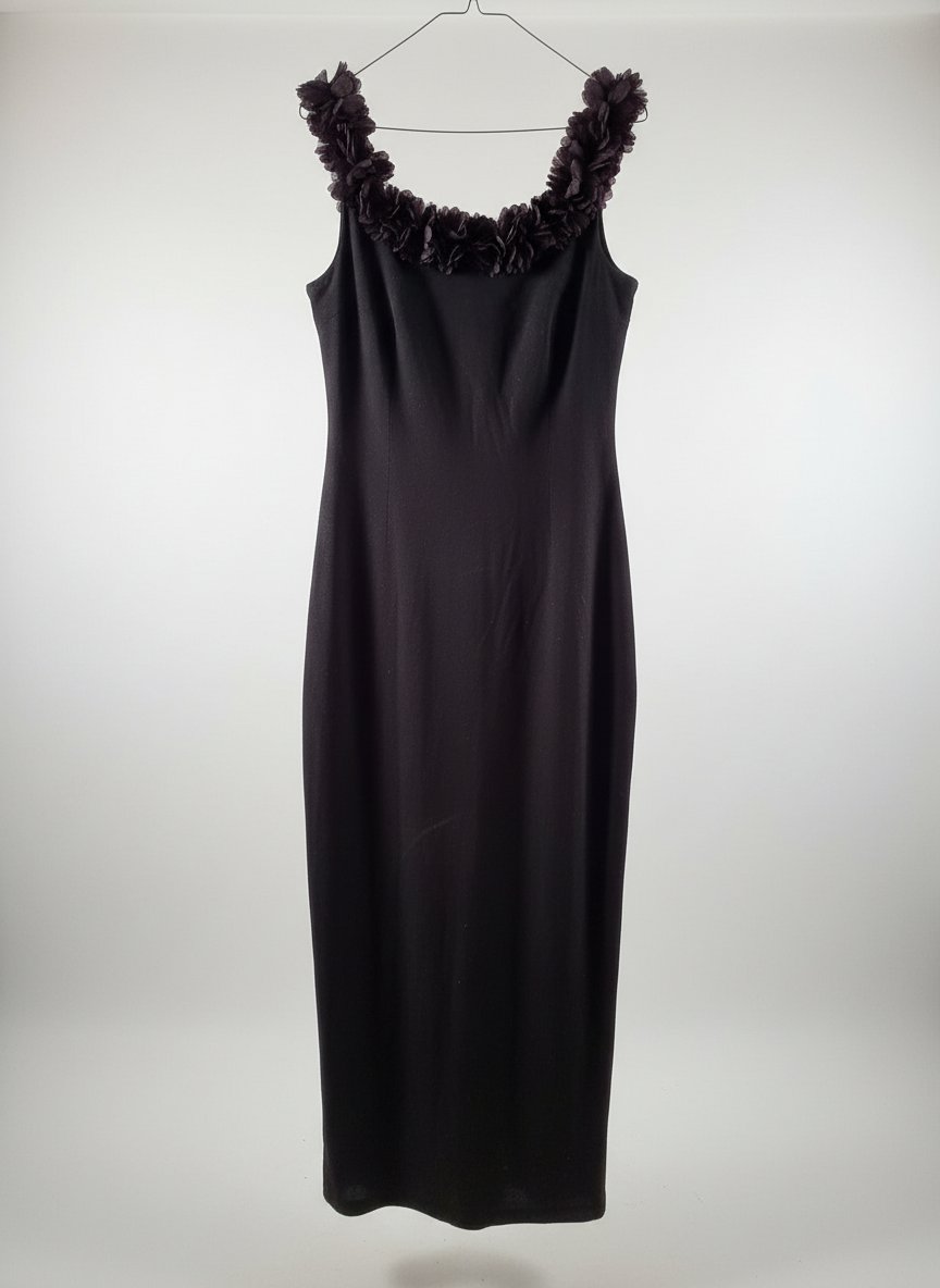 Robe de soirée Aubergine élégante + Étole assortie