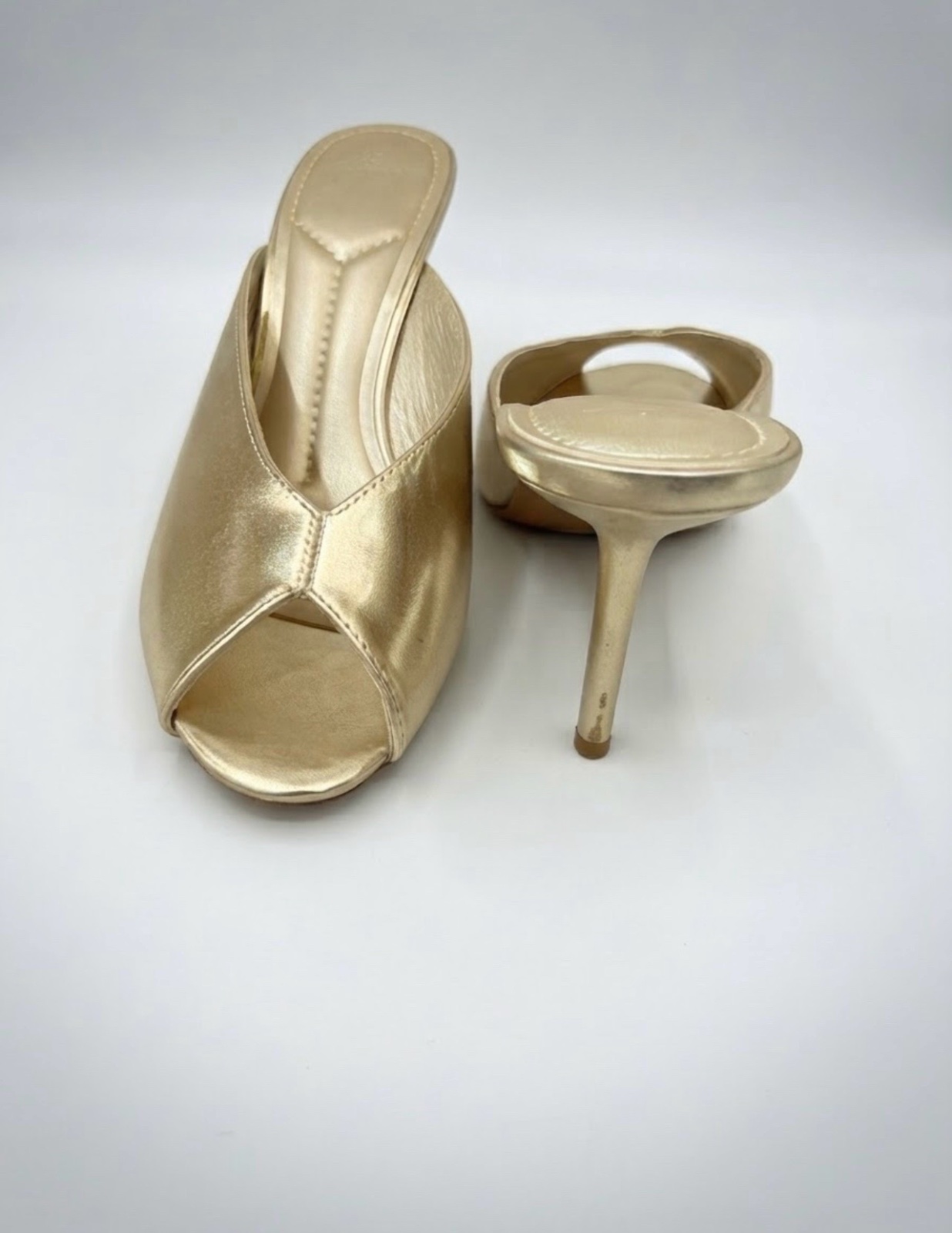 Mules doré