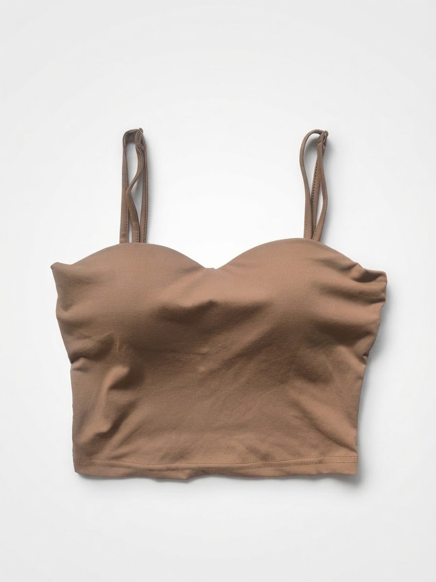 Crop top rembourré 