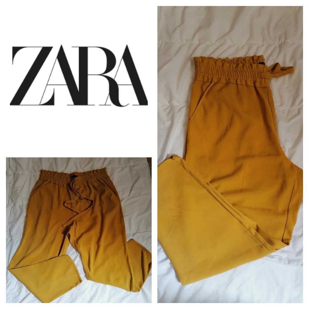 Pantalon large Zara