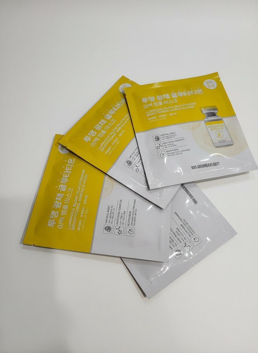 LUMINOUS GLOW GLUTATHIONE BRIGHTENING AMPOULE MASK