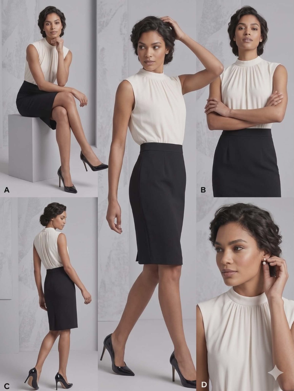 Chic et Intemporelle : Robe H&M Bicolore
