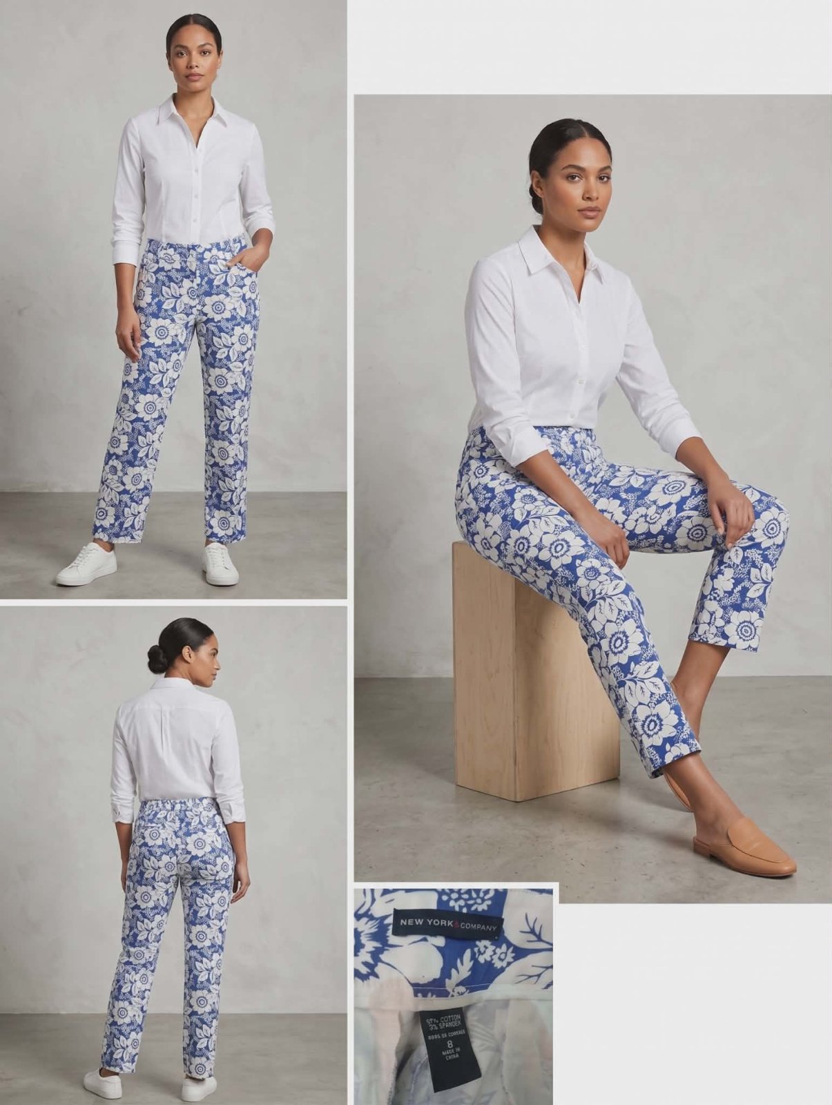 Pantalon Fluide New York & Company – Motif Floral Estival