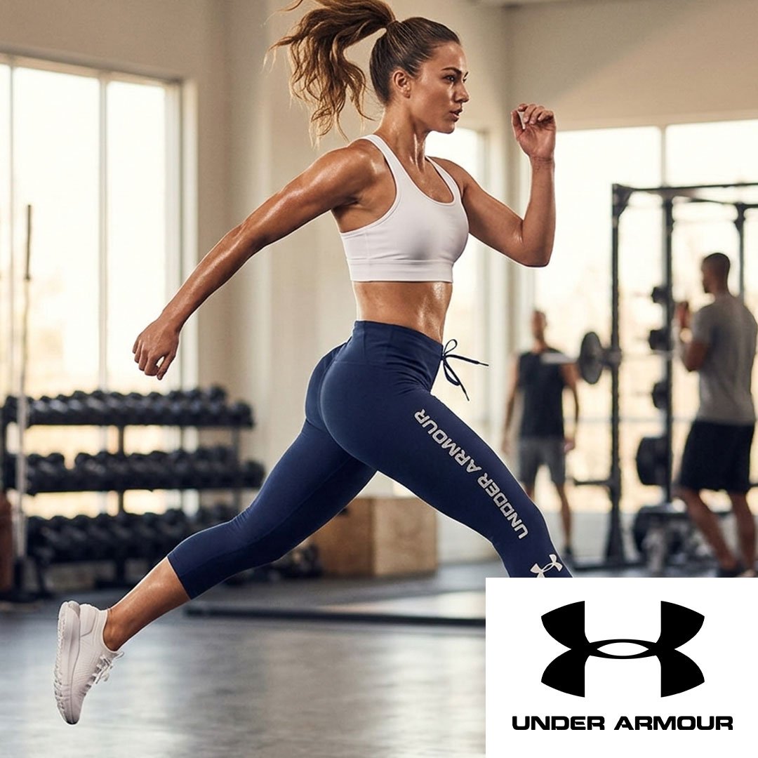 Legging Capri UA Performance Marine - T. M, Court