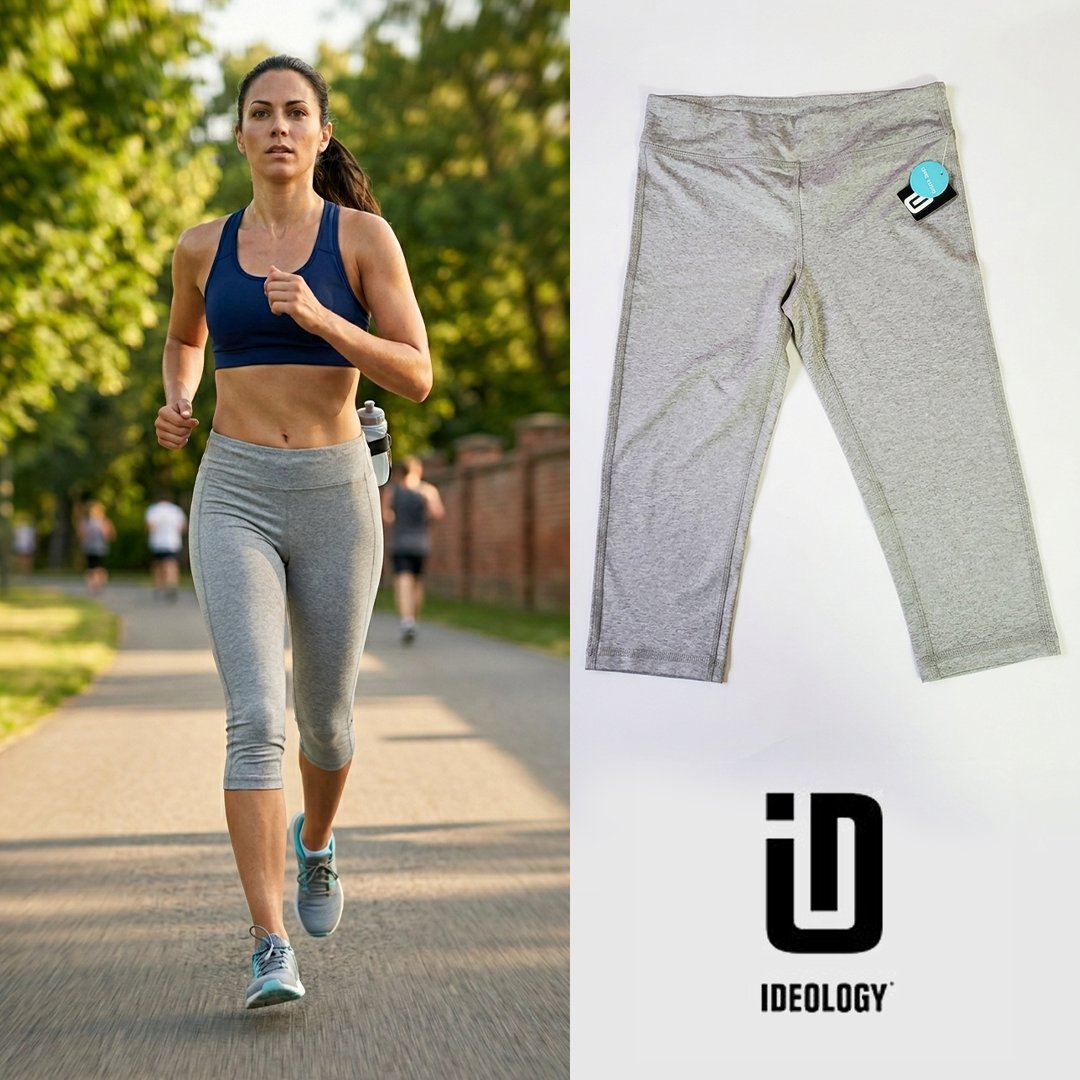 Legging Corsaire (Capri) Ideology – Gris Chiné (Taille M)