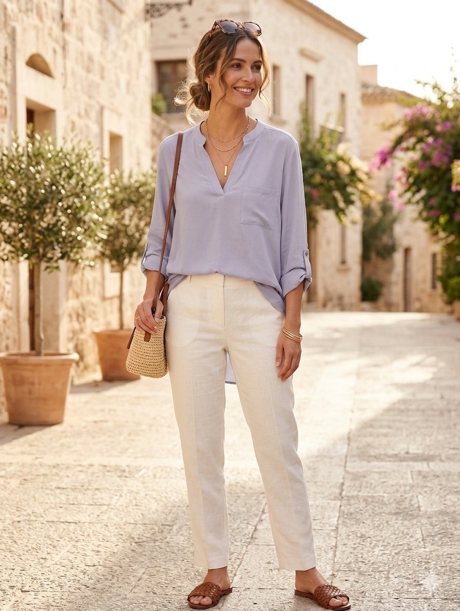  Magnifique Tunique Fluide "Seven Forty Two" – Casual Chic & Estivale