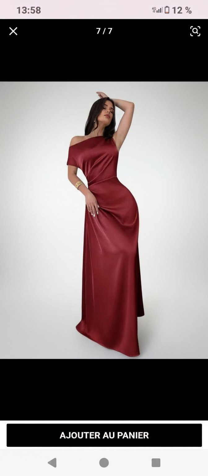 Robe satin
