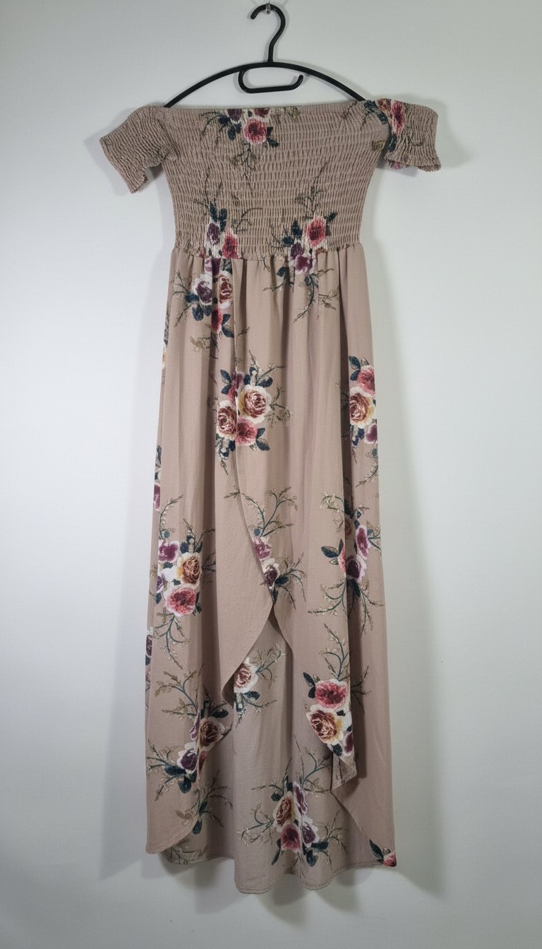 Robe longue fleurie