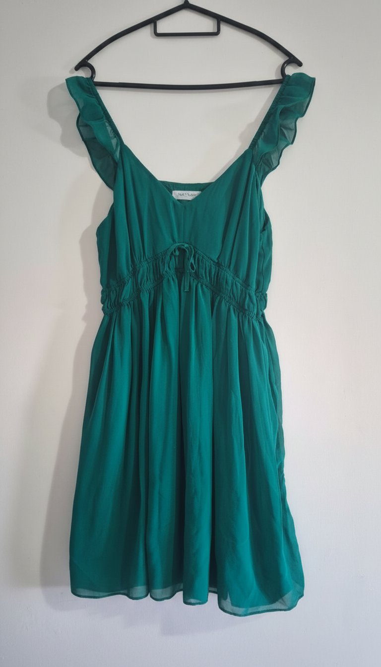 Robe courte verte