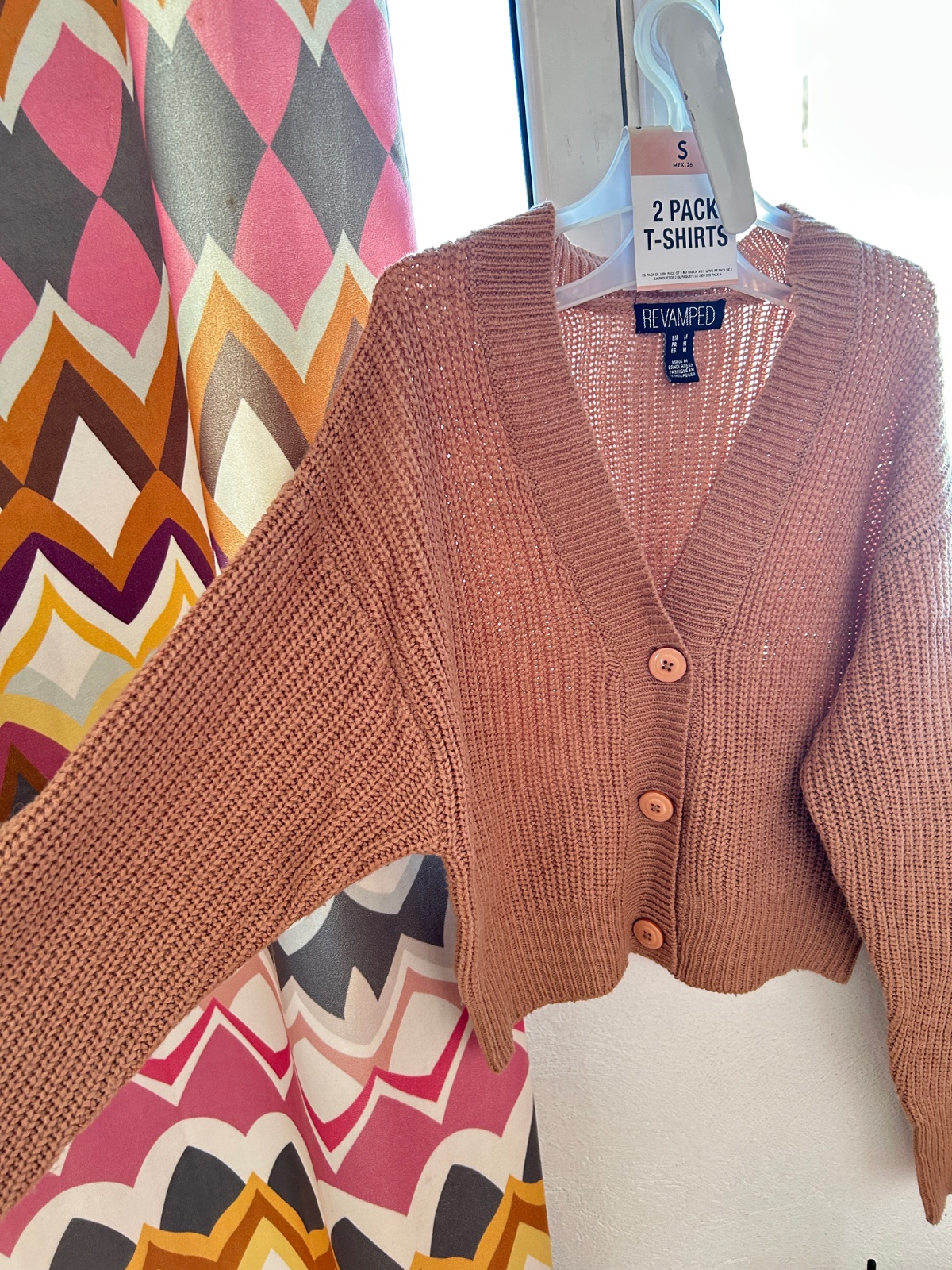 Cardigan camel