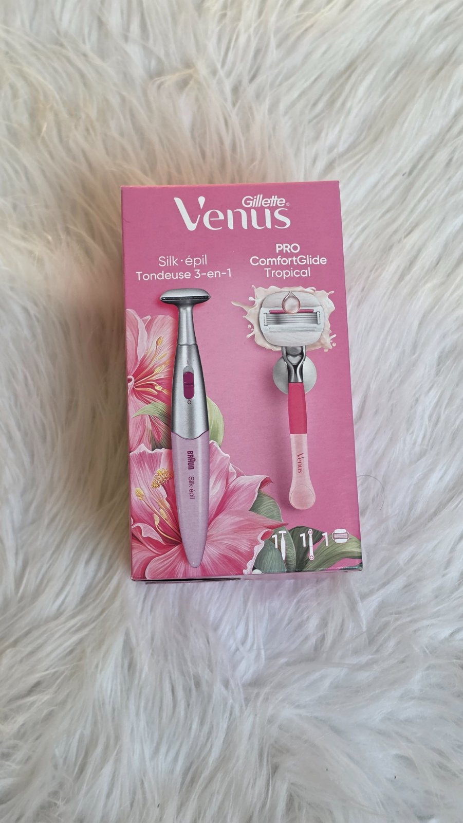 Gillette Venus tondeuse 3 en 1 silk-épil