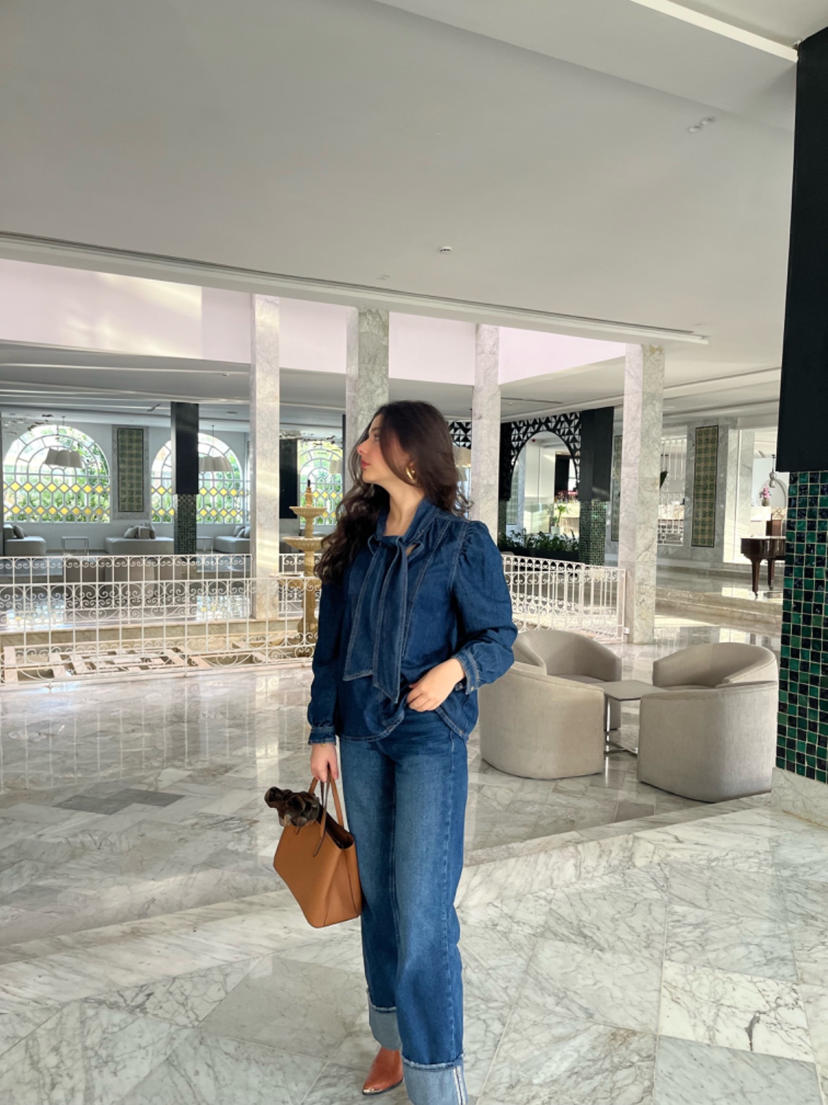 Chemise / pull jean Zara 