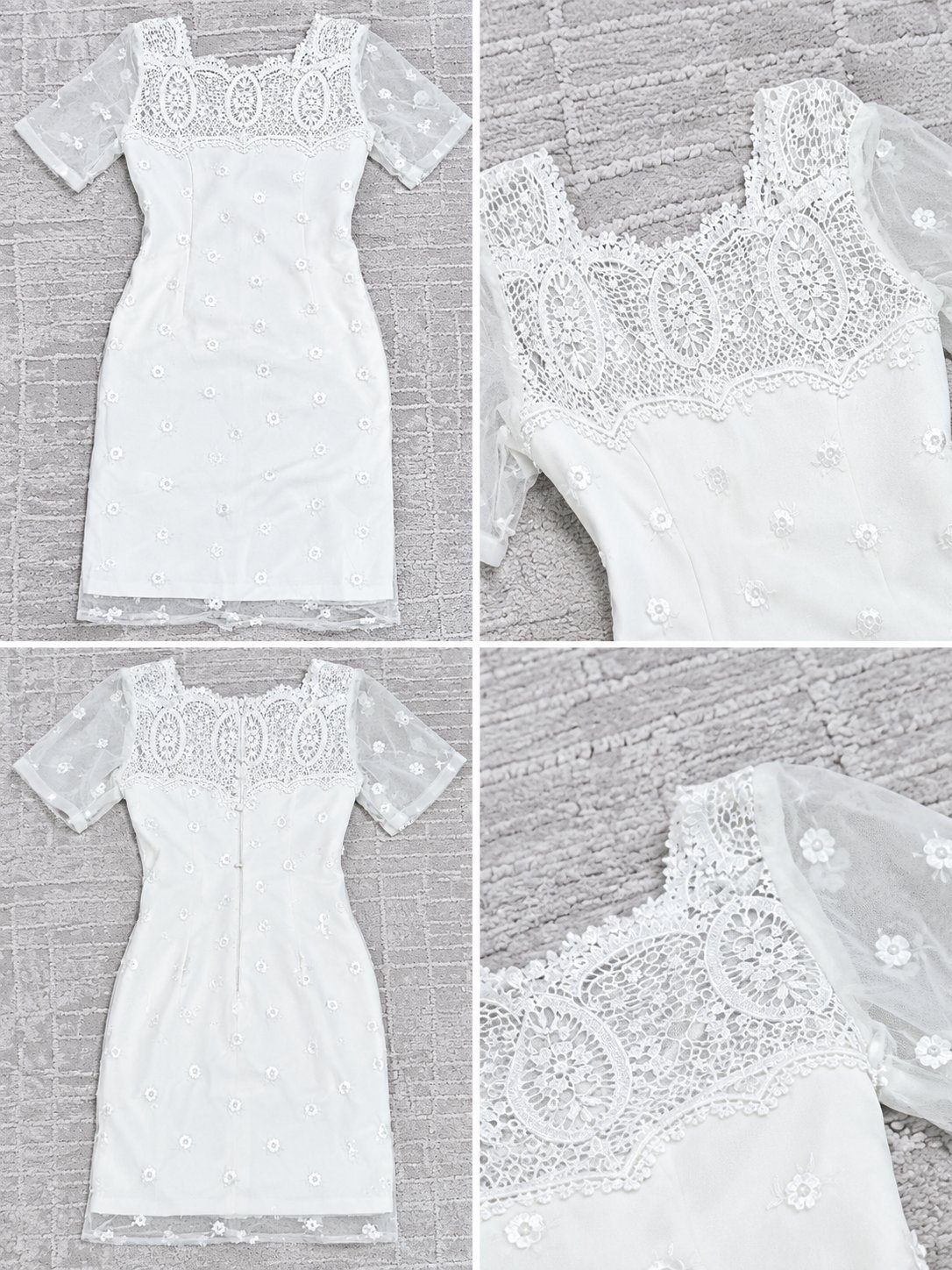Robe soirée blanc 