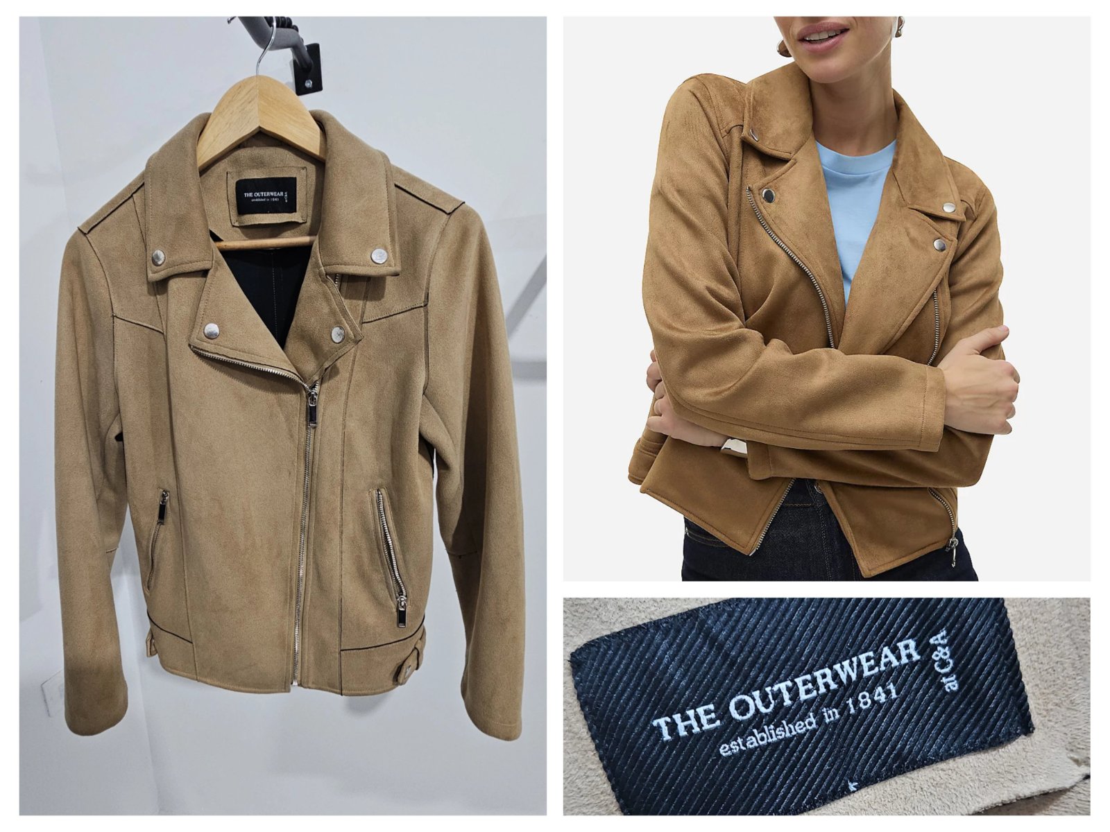 Veste faux leather taille M