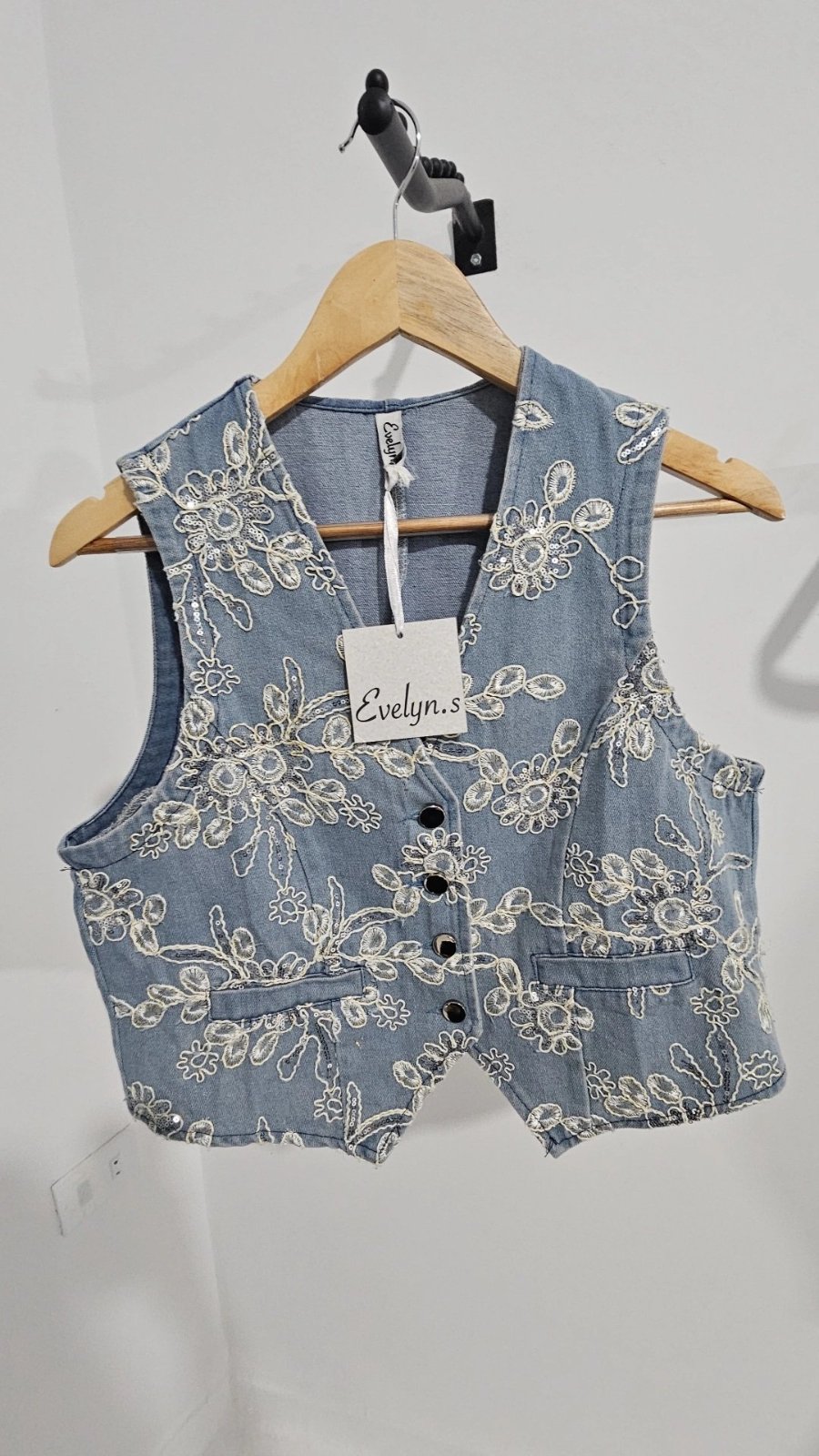 Veste sans manche denim