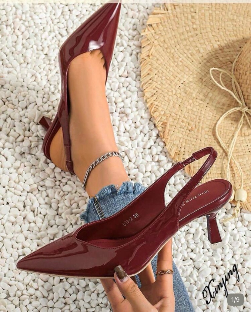 Escarpin burgundy 