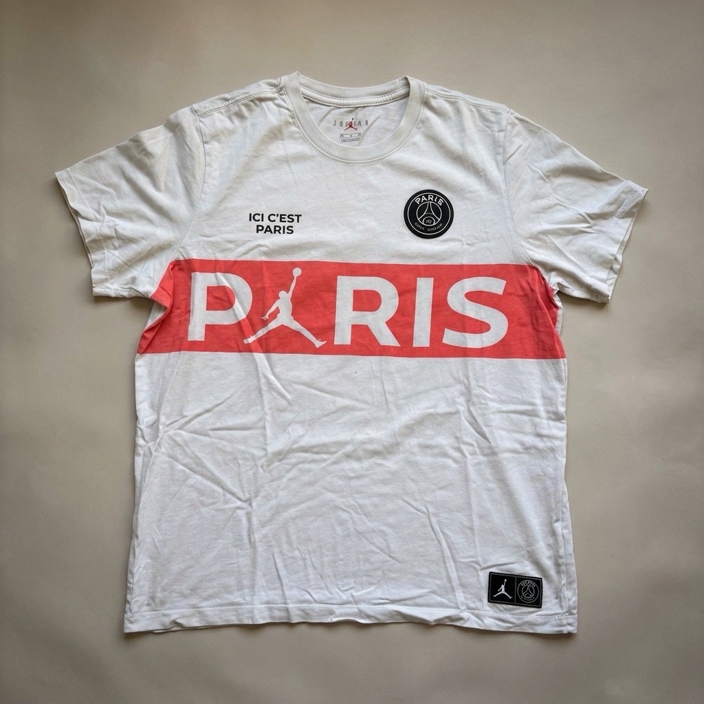 T-shirt Jordan x PSG Paris - blanc/Corail
