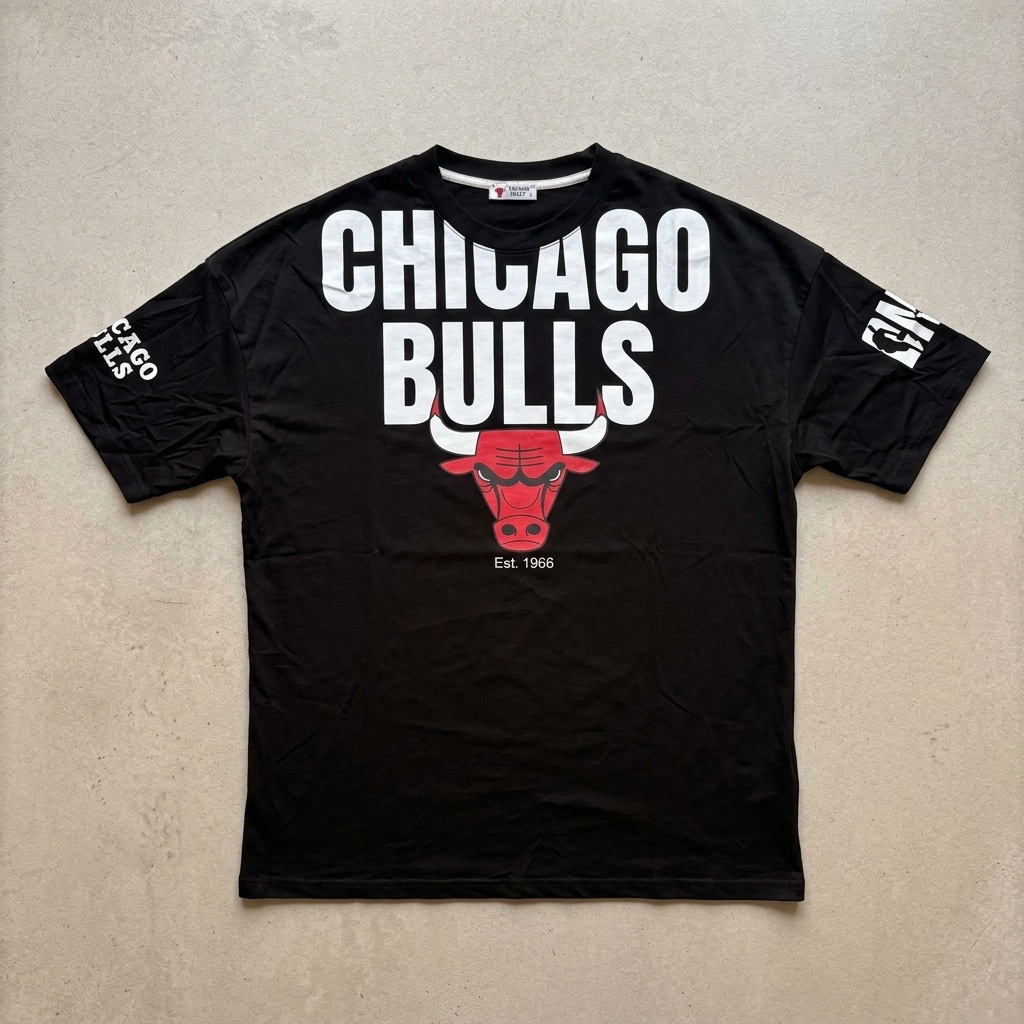 Tshirt chicago bulls noir 