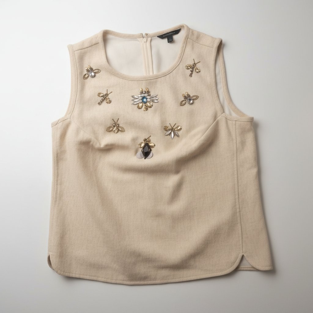 Top en lin et coton