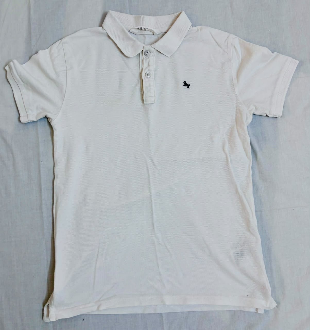 Polo H&M Blanc écru 