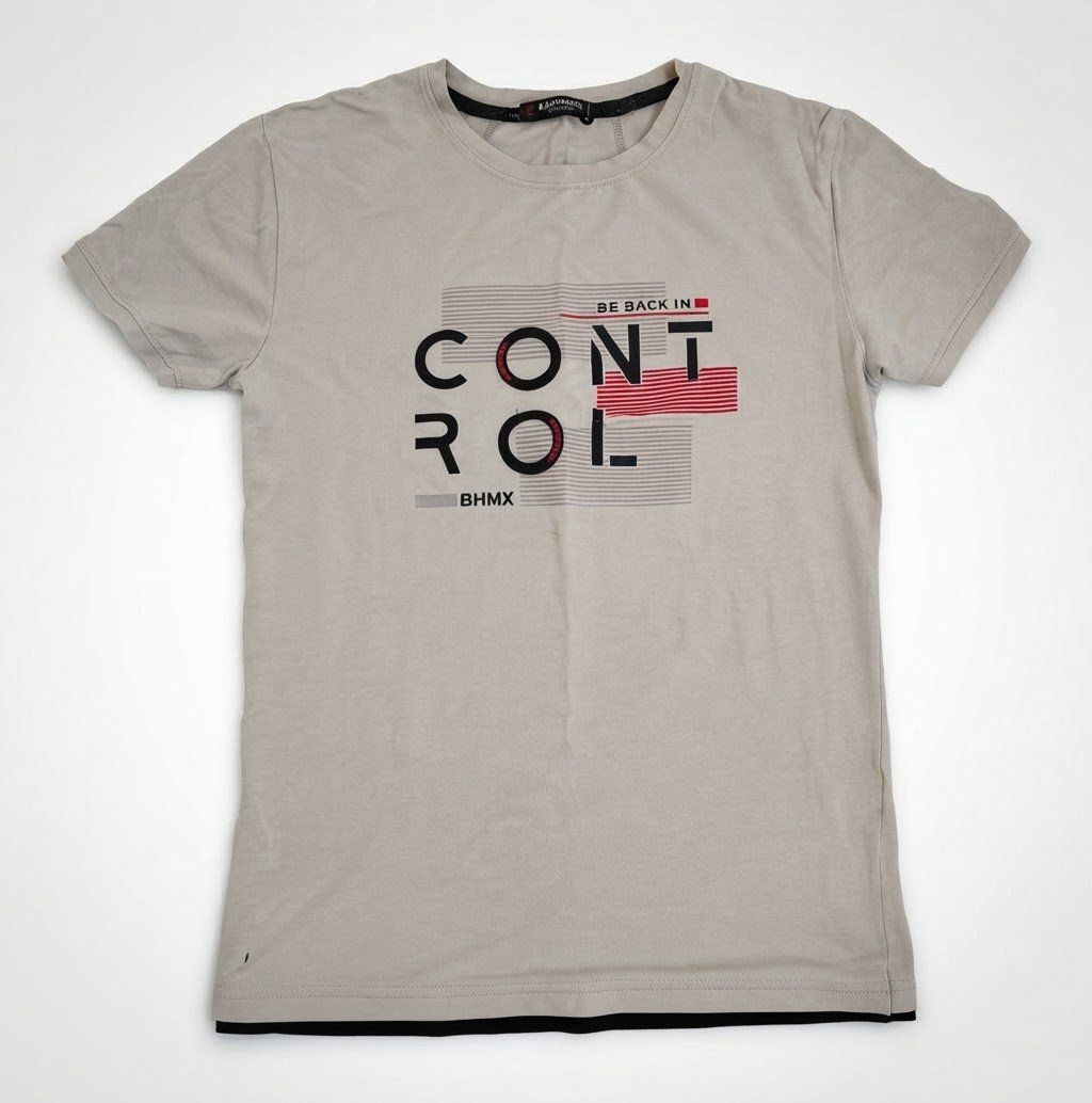 T-shirt Bahamax Beige "Control"