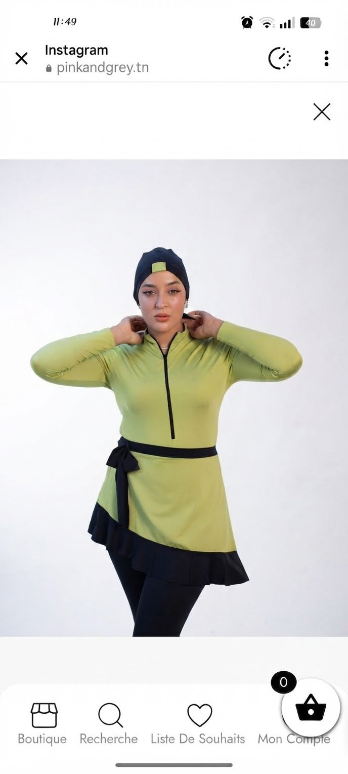 Burkini 4 pièces 