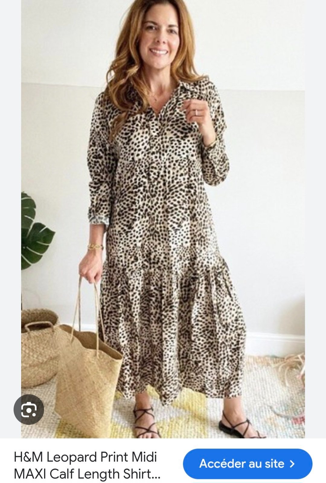 Robe H&M leopard