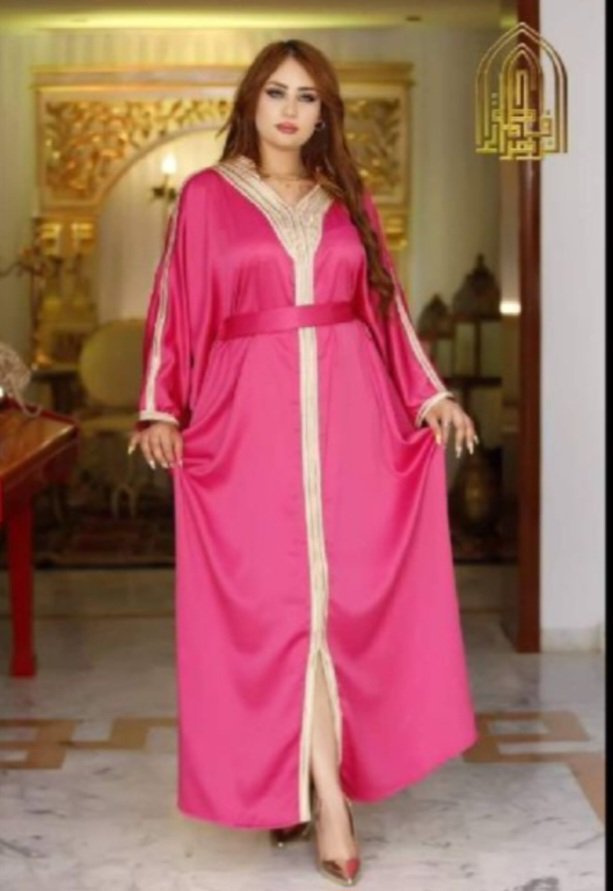 Caftan effet satinée 